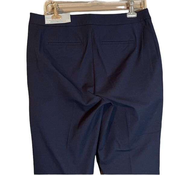 NWT! Talbots navy Chatham crop pants - Picture 2 of 8